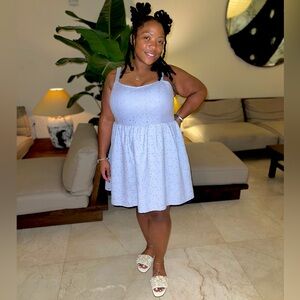 Forever 21 Blue Spaghetti Strap Sundress Mini 2X